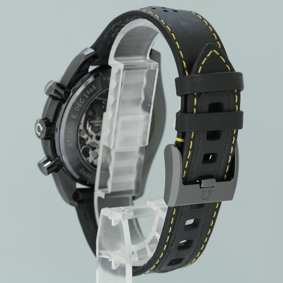 PAPERS Omega 311.92.44.30.01.001 Speedy Dark Side of the Moon Apollo 8 Ceramic Watch