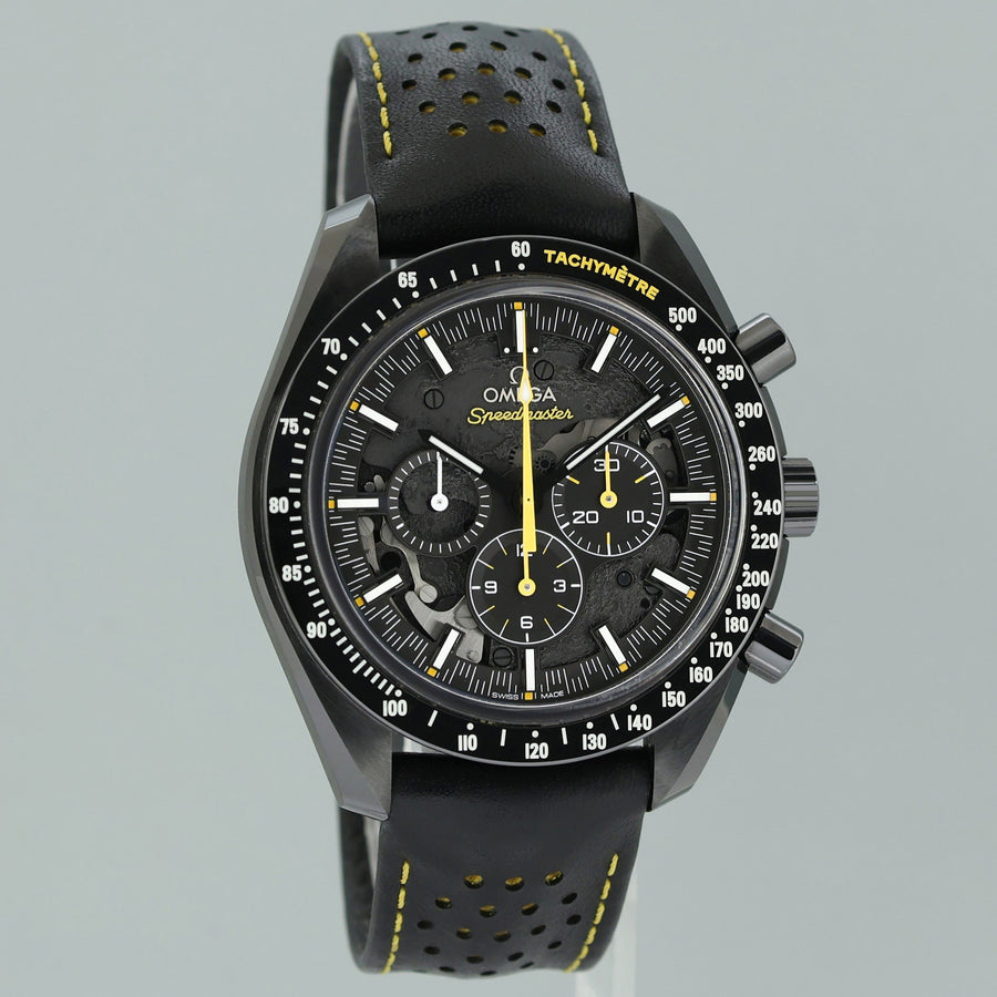 PAPERS Omega 311.92.44.30.01.001 Speedy Dark Side of the Moon Apollo 8 Ceramic Watch