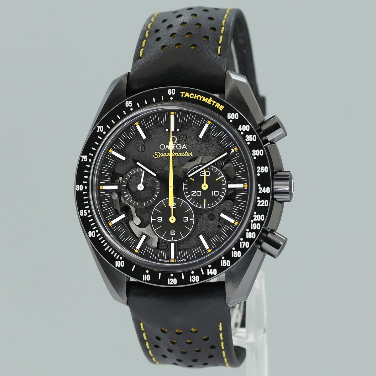 PAPERS Omega 311.92.44.30.01.001 Speedy Dark Side of the Moon Apollo 8 Ceramic Watch