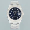 PAPERS MINT Rolex 126334 DateJust 41 41mm Blue Stick Jubilee Oyster Watch Box