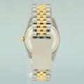 DIAMOND BEZEL Rolex DateJust 16233 Two-Tone Yellow Gold Champagne Jubilee Watch