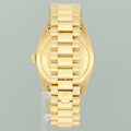 PAPERS MINT Rolex 18238 President Day Date Blue Diamond Double Quick Yellow Gold Watch
