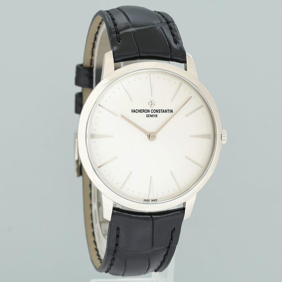 2023 PAPERS MINT Vacheron Constantin Patrimony White Gold Watch 81180/000G-9117