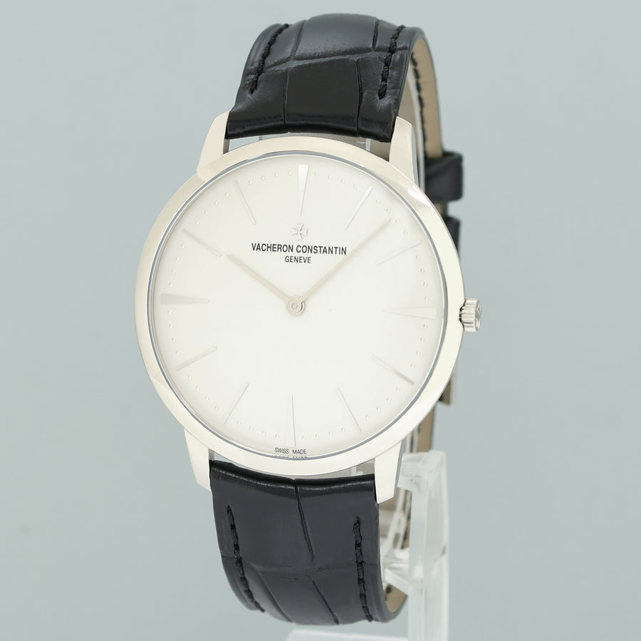2023 PAPERS MINT Vacheron Constantin Patrimony White Gold Watch 81180/000G-9117