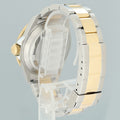 PAPERS 2025 RSC Rolex 16613LB Submariner Gold Steel Two Tone Gold Sunburst Blue Watch