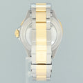 PAPERS 2025 RSC Rolex 16613LB Submariner Gold Steel Two Tone Gold Sunburst Blue Watch