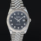 2023 NEW PAPERS Rolex DateJust 126334 Jubilee Black Diamond White Gold Fluted Watch