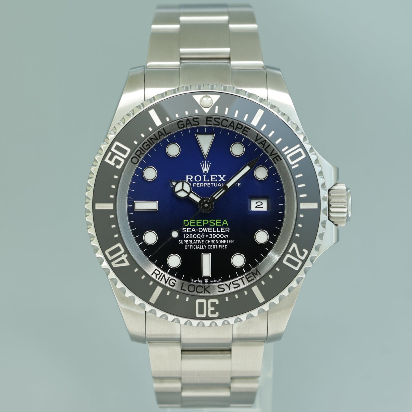 2022 MINT Rolex Dweller Deepsea James Cameron Blue Black 126660 44mm Watch Box