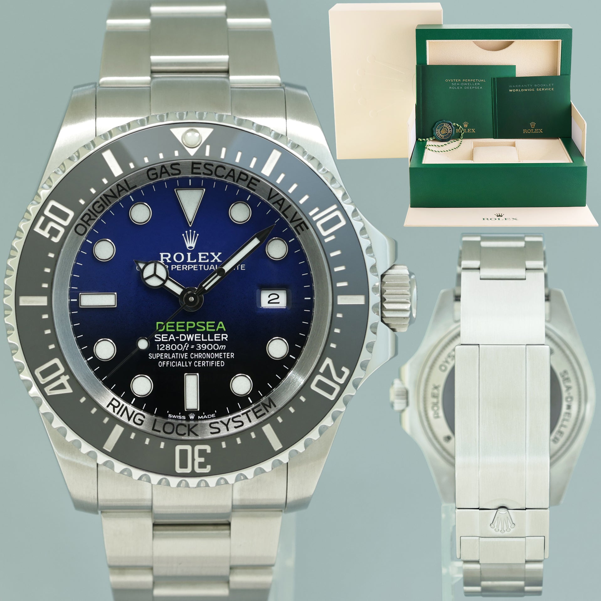 2022 MINT Rolex 126660 James Cameron Dweller Deepsea Blue Black