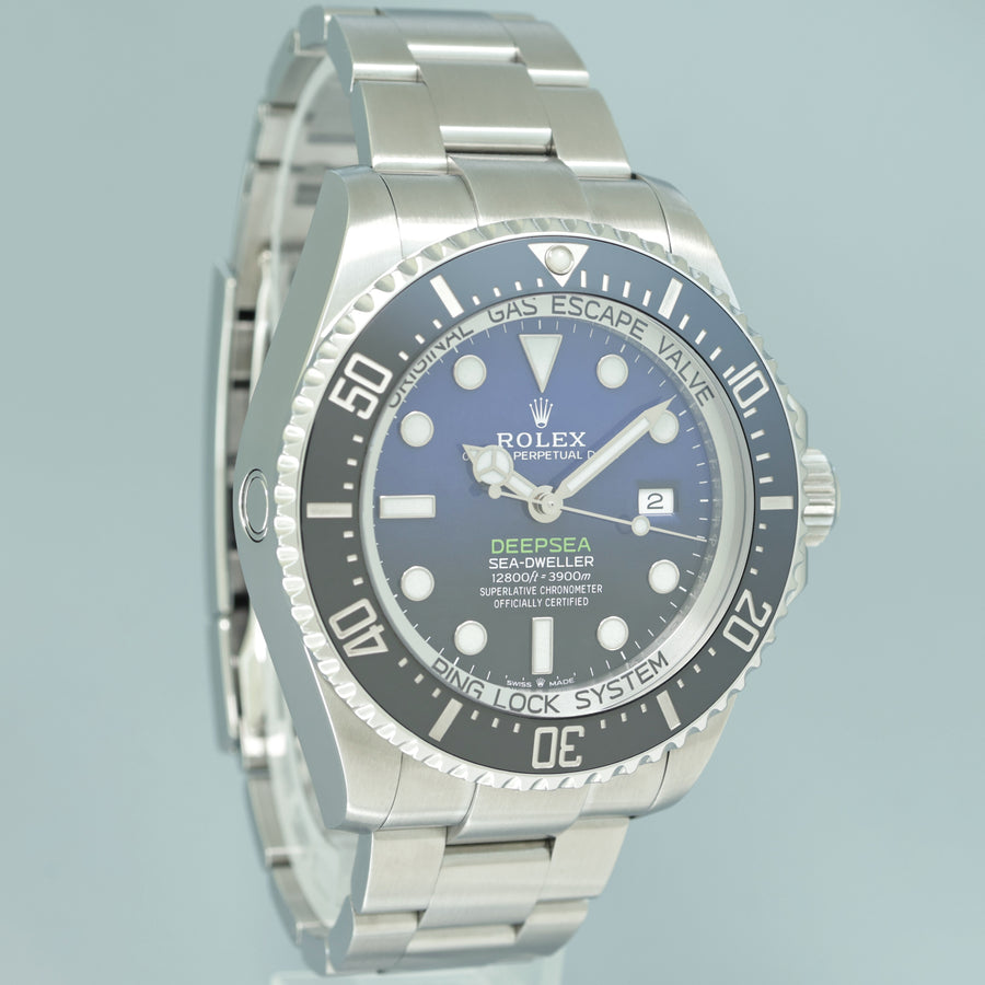 2022 MINT Rolex Dweller Deepsea James Cameron Blue Black 126660 44mm Watch Box