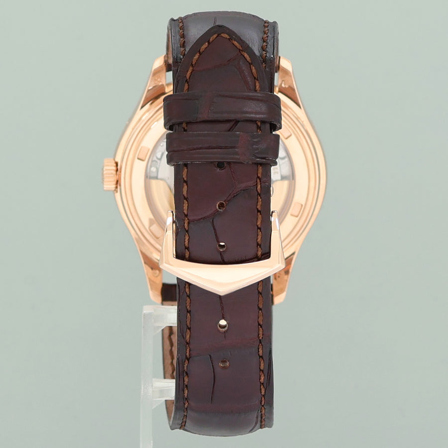 PAPERS MINT Patek Philippe 5146R Rose Gold Annual Calendar White 39mm Moon Watch