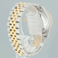 DIAMONDS MINT Rolex DateJust Jubilee Two Tone Gold 36mm 116233 White Diamond Watch