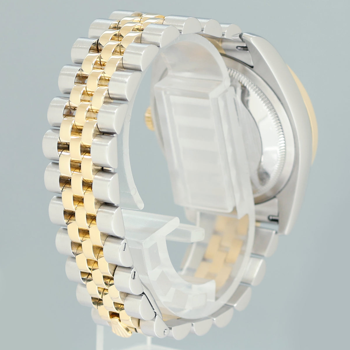 DIAMONDS MINT Rolex DateJust Jubilee Two Tone Gold 36mm 116233 White Diamond Watch