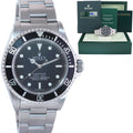 PAPERS 2009 MINT Rolex Submariner No-Date 4 line dial 14060M Steel Black Watch Box