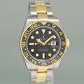 2017 MINT Rolex GMT-Master II 2 Ceramic 116713 Black Two Tone Steel Gold Watch Box