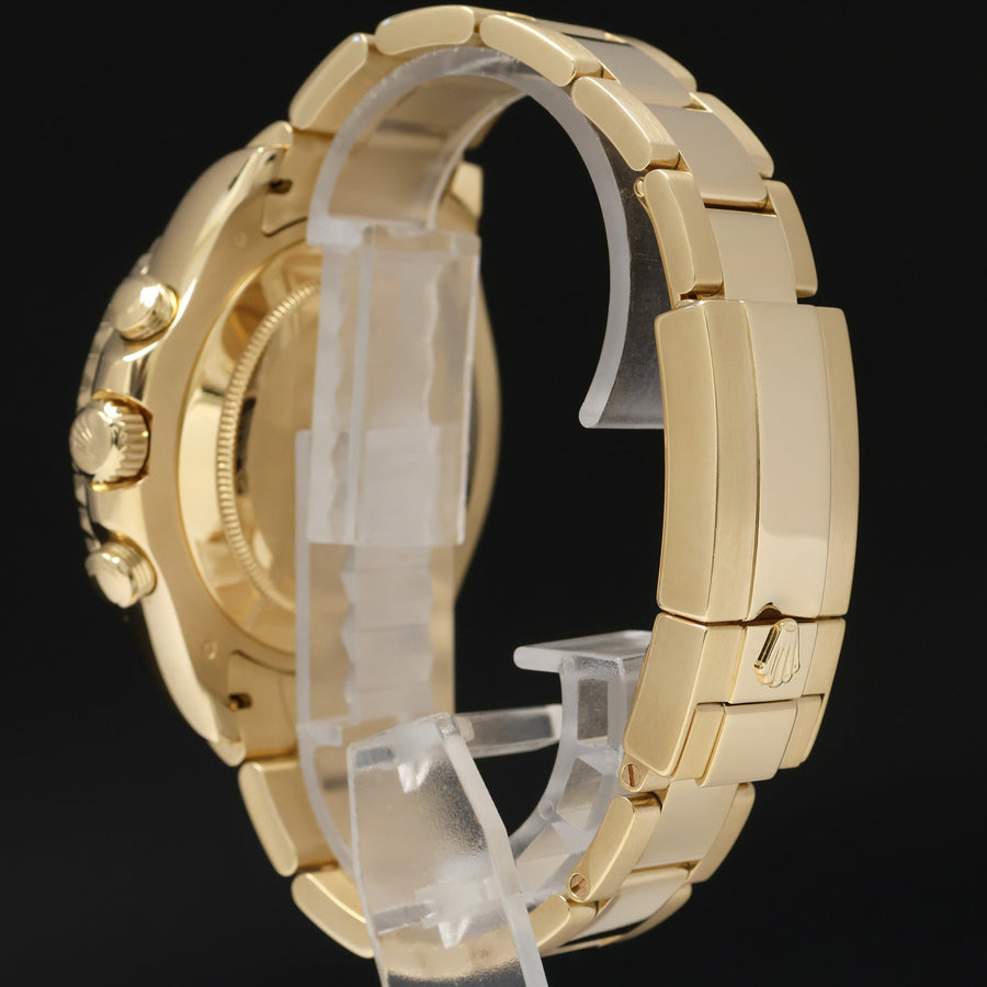 MINT 2021 MERCEDES HANDS Rolex Yacht-Master 2 Yellow Gold 44mm 116688 Watch Box