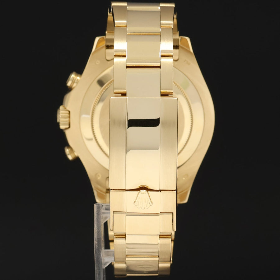 MINT 2021 MERCEDES HANDS Rolex Yacht-Master 2 Yellow Gold 44mm 116688 Watch Box