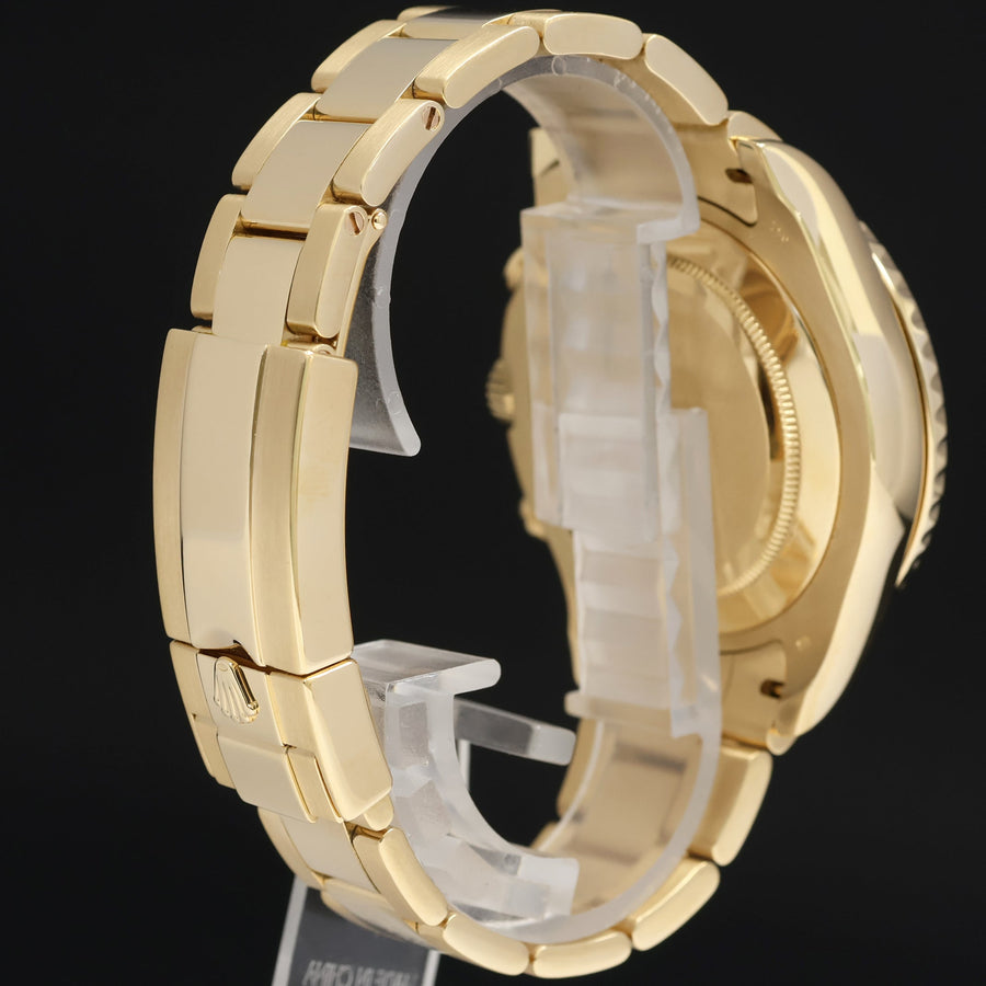 MINT 2021 MERCEDES HANDS Rolex Yacht-Master 2 Yellow Gold 44mm 116688 Watch Box