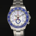 2022 MINT Rolex Yacht-Master 2 MERC HANDS Steel Blue 116680 Watch Box