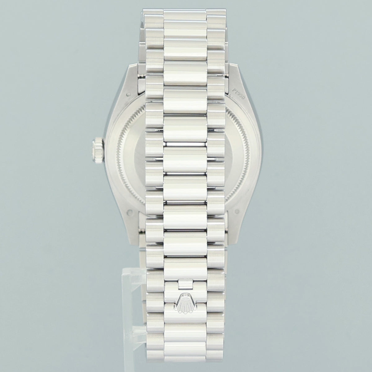 2026 NEW PAPERS Rolex Platinum President Day Date Glacier Blue Diamond 128236 Watch