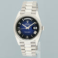 2026 RSC PAPERS MINT Rolex Day Date 40 White Gold Blue Ombre 228239 Watch Box