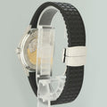 2006 PAPERS Patek Philippe Steel Aquanaut Black Rubber JUMBO 5065a-001 38mm Watch
