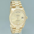 MINT Rolex President Day Date 36mm Diamond 18238 Double Quick Yellow Gold Watch