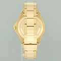 MINT Rolex Yacht-Master Yellow Gold 16628 40mm White Sapphire Diamond Bezel Watch Box