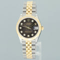 NEW 2026 PAPERS Ladies Rolex DateJust 31mm Grey Diamond Jubilee Gold 278273 Watch