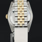 MINT Rolex DateJust 16233 Two Tone Yellow Gold Jubilee Black Stick Watch Box