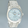 2022 MINT PAPERS Rolex Platinum President Day Date 40 Blue Motif 228206 Watch Box