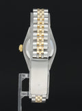MINT Ladies Rolex 26mm 69173 DateJust White Roman Two Tone Yellow Gold Jubilee Watch