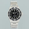 2005 PAPERS 2026 RSC PAPERS MINT Rolex Sea-Dweller Steel 16600 Black 40mm Watch