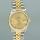 MINT Rolex DateJust 16233 Champagne Stick Jubilee Yellow Gold Two Tone 36mm Watch