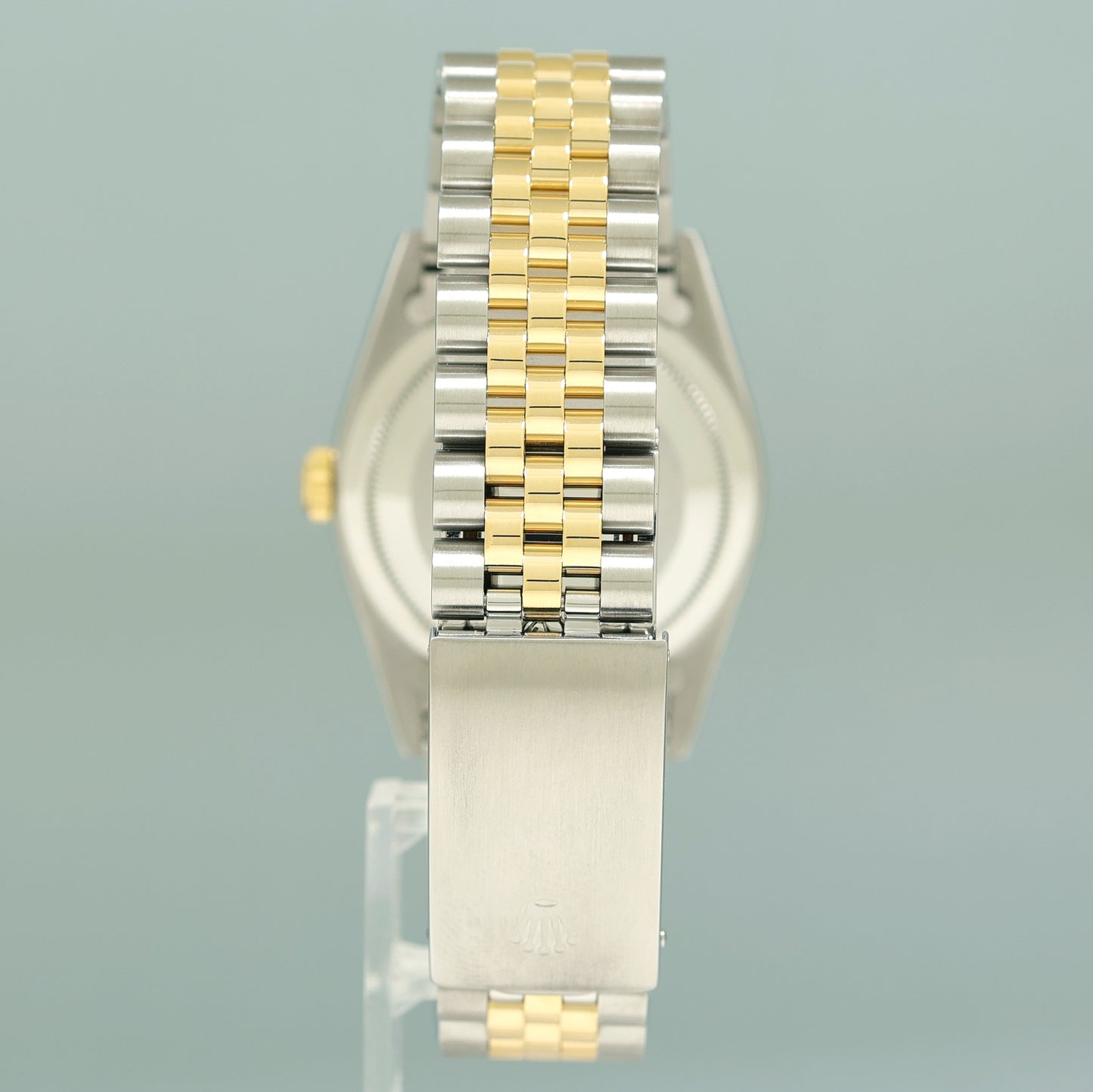 MINT Rolex DateJust 16233 Champagne Stick Jubilee Yellow Gold Two Tone 36mm Watch