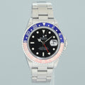 MINT 2025 RSC PAPERS Rolex 16700 GMT-Master Pepsi Blue Red Steel 40mm Watch Box