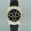 2007 MINT PAPERS Rolex Daytona White Gold 116519 Black Stick Leather Watch Box