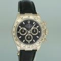 2007 MINT PAPERS Rolex Daytona White Gold 116519 Black Stick Leather Watch Box