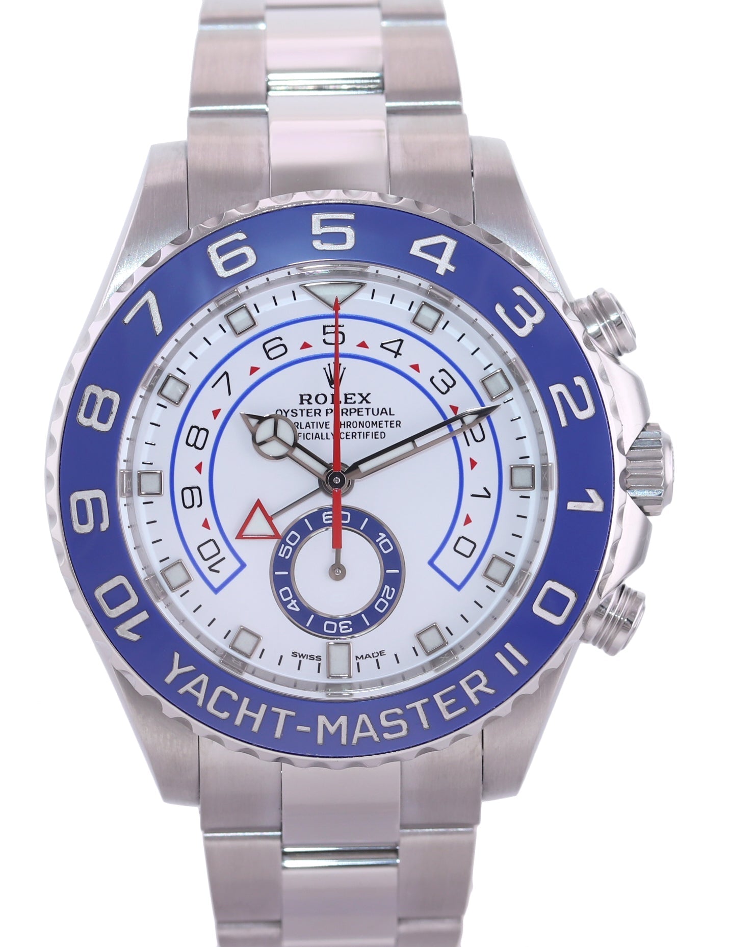 2021 NEW PAPERS Rolex Yacht-Master 2 NEW MERC HANDS Steel Blue 116680 Watch