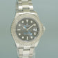 2022 NEW PAPERS Rolex Yacht-Master 268622 Steel Rhodium 37mm Blue hand Watch Box
