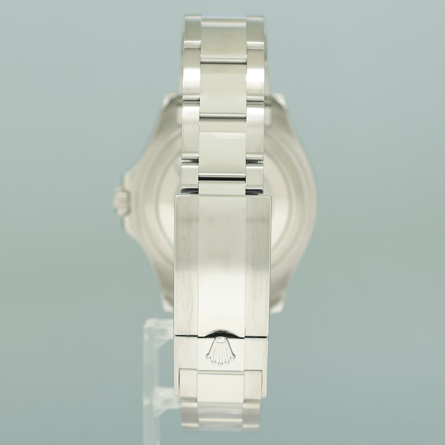 2019 MINT Rolex Yacht-Master 268622 Steel Rhodium 37mm Blue hand Watch Box