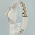 Ladies Rolex 26mm 69173 DateJust Blue Diamond Two Tone Yellow Gold Jubilee Watch