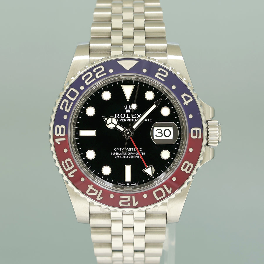 2025 NEW PAPERS Rolex 126710BLRO GMT Master II Pepsi Red Blue Jubilee Ceramic Watch