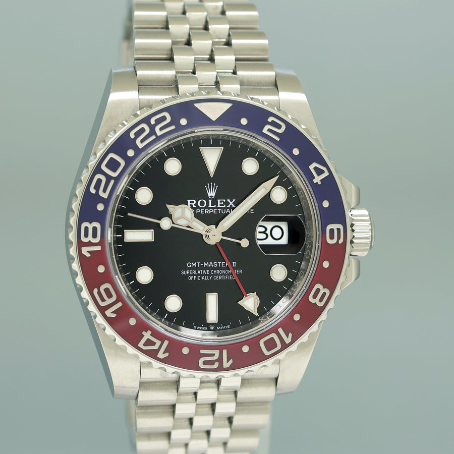 2025 NEW PAPERS Rolex 126710BLRO GMT Master II Pepsi Red Blue Jubilee Ceramic Watch