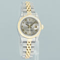MINT Rolex 79173 Ladies 26mm DateJust Silver Roman Two-Tone Gold Steel Jubilee Watch