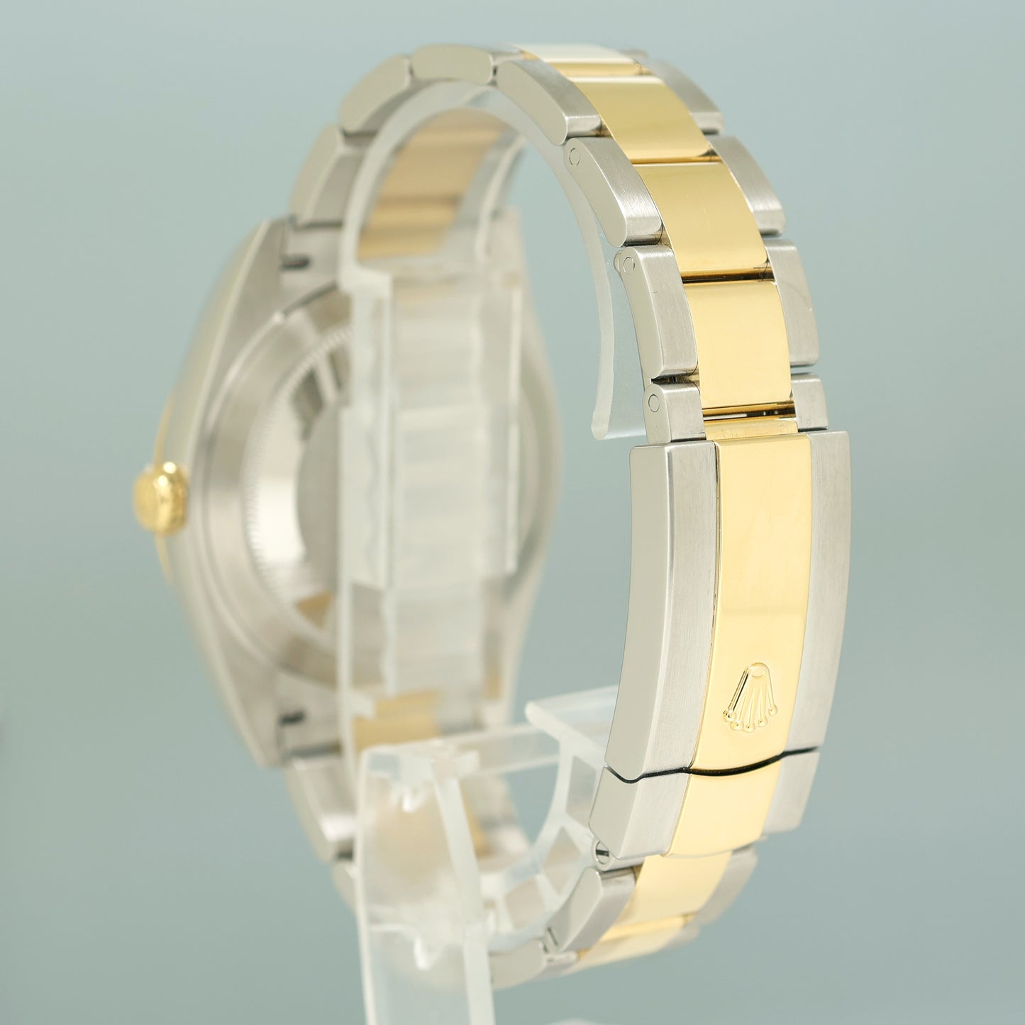 MINT 2023 Rolex DateJust 41 Two Tone Yellow Gold Steel Oyster 126303 Champagne Watch