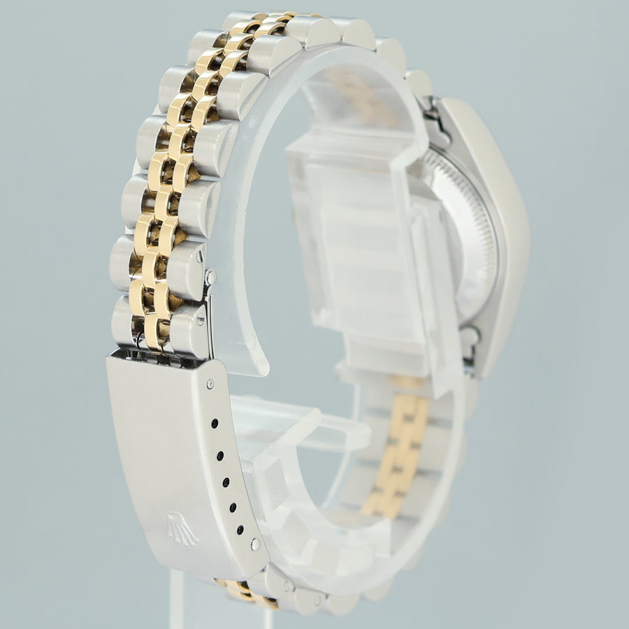 MINT Rolex 79173 Ladies 26mm DateJust Silver Roman Two-Tone Gold Steel Jubilee Watch