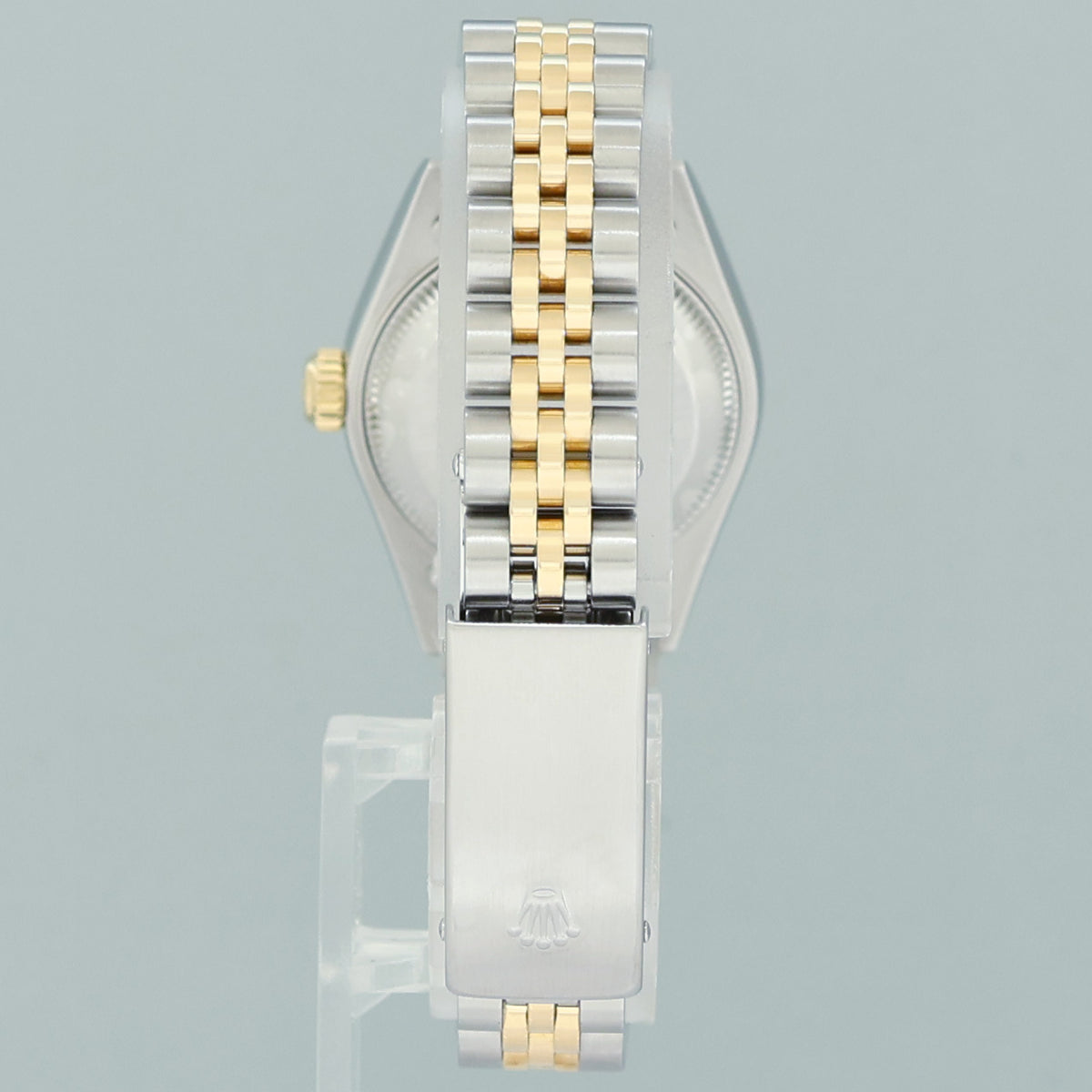 MINT Rolex 79173 Ladies 26mm DateJust Silver Roman Two-Tone Gold Steel Jubilee Watch