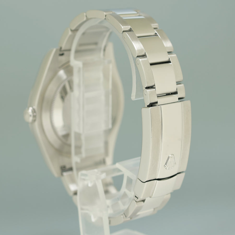 PAPERS MINT 2016 Rolex Datejust II 116300 Black Wimbledon Oyster 41mm Watch Box