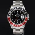 2006 MINT COKE Rolex GMT-Master II Red Black Steel 16710 40mm Watch Box
